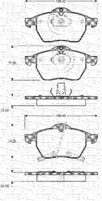 MAGNETI MARELLI Jarrupala, levyjarru 430216171032